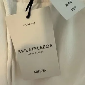 Aritiza Cozy Fleece Mega Flutter Sweatpants Size XL New with Tags